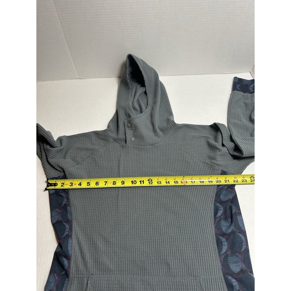 Youer Women's Size Xl Fleece Hoodie Dress Pockets Active Printed Sleeves EUC - Picture 4 of 6